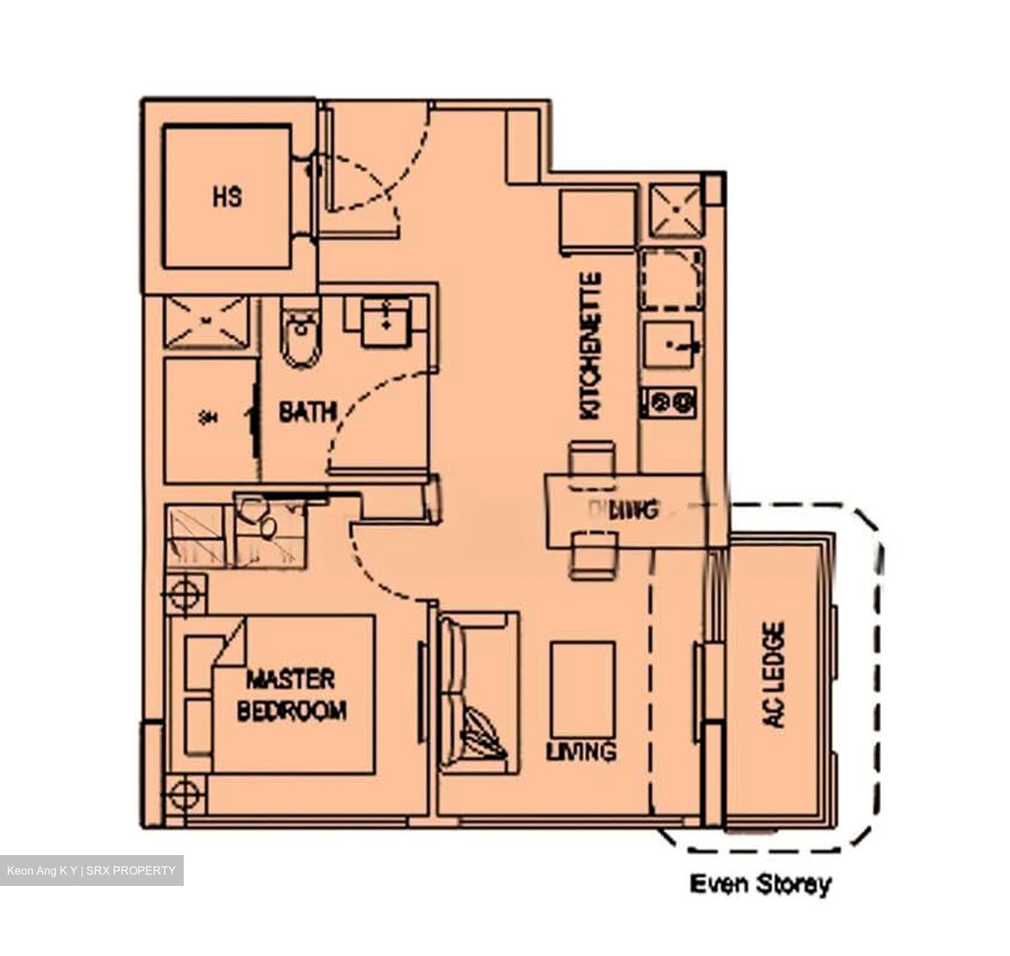 The Hillford (D21), Apartment #568080331